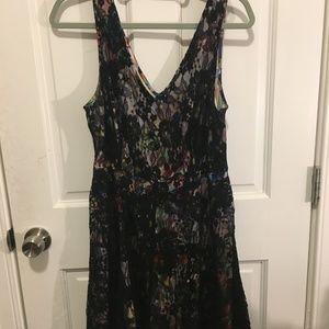 Multi-Colored Lace Dress
